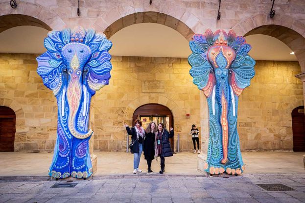 Palacio de la Audiencia centro hoy de las actividades del Festival